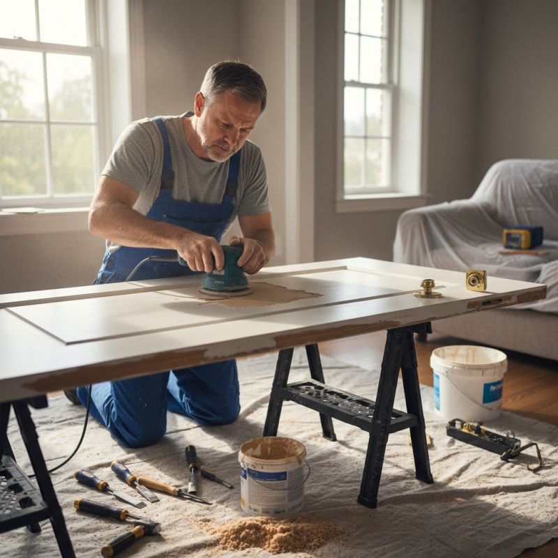 Interior Door Repair detail
